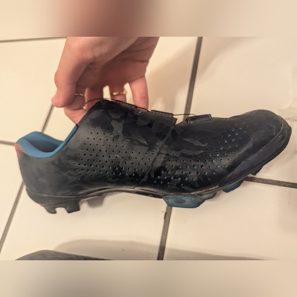 Shimano SH-RX800 Gravel Carbon Cycling Shoes EU 39 Women's Navy - Picture 2 of 9